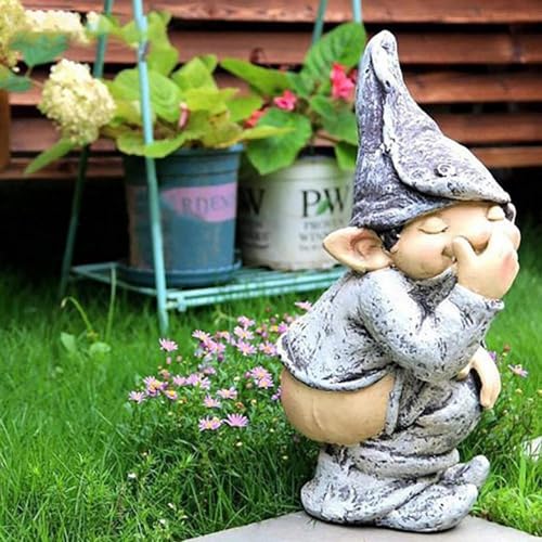 GSZCCZS Zwergstatue, frecher rauchender bärtiger Zwerg, Garten, Weihnachtsmann, Skulptur, Ornament, Kunstdekoration, Innen- und Außenbereich, Haus, Hof, Figur C GSZCCZS Zwergstatue, frecher rauchender bärtiger Zwerg, Garten, Weihnachtsmann, Skulptur, Ornament, Kunstdekoration, Innen- und Außenbereich, Haus, Hof, Figur C von GSZCCZS
