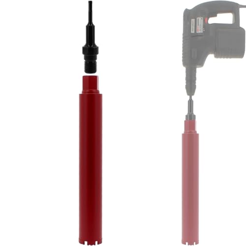 GT Market Diamantkrone Ø 66 mm mit SDS-Plus Bohrer- und Bohreradapter von GT Market