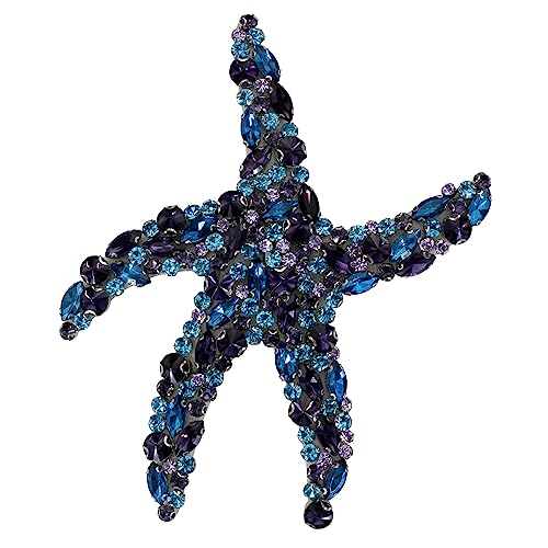Perlenapplikation Strass Seestern Patches Handgemachte Kristall Seestern Applikation Nähen auf Patches Nähen für DIY Applikation Kleidung Dekor 1 Stück (B) von GTDoitt