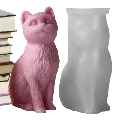 GTFYUDGH 13,2x6.2cm Katze Kerzengießform, Katze Epoxidharz Formen, Niedliche Ka-tze Gips Kerzengießformen, Silikonform Ka-tze Kerzenhalter, Kat-ze Silikonform Für Kerzen Gips Handwerk Dekoration GTFYUDGH 13,2x6.2cm Katze Kerzengießform, Katze Epoxidharz Formen, Niedliche Ka-tze Gips Kerzengießformen, Silikonform Ka-tze Kerzenhalter, Kat-ze Silikonform Für Kerzen Gips Handwerk Dekoration von GTFYUDGH