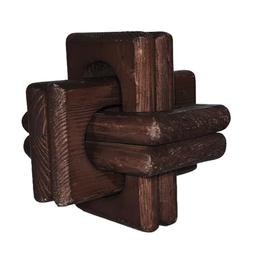 GTFYUDGH Holzknoten-Kettenglied | Kettenglieder Deko Für Couchtisch - Boho Modern Rustisch Wohnaccessoires Für Bücherregal Schreibtisch Schlafzimmer Sideboard Tischmitte Regalation von GTFYUDGH