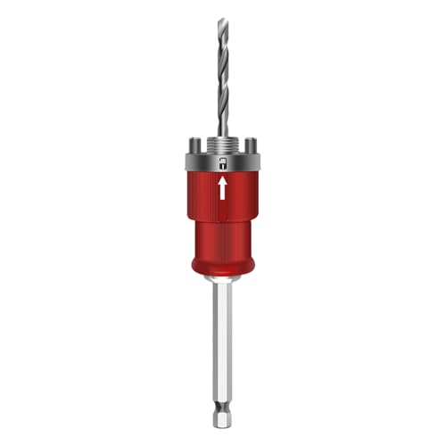 GTFYUDGH Metall Kernbohrer Lochfräser,Sechskant-Schaft Schnellschneider Für Kernbohrungen - Zubehör Für Elektrowerkzeuge Schnellbohrer Für Holz Aluminium Acryl Gipskartonplatten Rigipsplatten - von GTFYUDGH