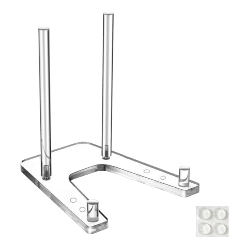 GTFYUDGH Plate Stands Für Ausstellung | Verstellbare Acryl Staffeleien - Einstellbare Halterung Für Smartphone Album Tablet Kunstwerk Postkarte Schreibtisch Bild von GTFYUDGH