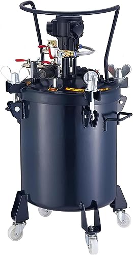 GTHTUHFD 30 L / 6,5 Gallonen Druckbehälter-Farbbehälter, Druckluftwerkzeug-Druckbehälter, Automatischer Rühr-Farbspritzeimer, Mit Druckregler Für Großraumlackierungen Und Karosser, von GTHTUHFD