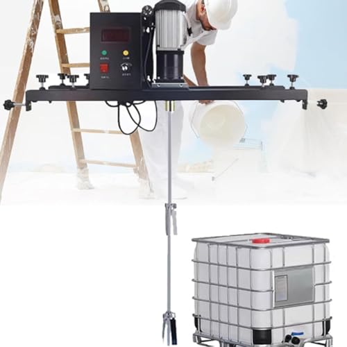 GTHTUHFD 980 W Elektrische Tankmischmaschine, IBC-Farbmischerrührer Mit Stützaufhängung, Edelstahlstange Und -Klinge, Klappbarer Propeller, Für Tintenlöserrührer, GTHTUHFD 980 W Elektrische Tankmischmaschine, IBC-Farbmischerrührer Mit Stützaufhängung, Edelstahlstange Und -Klinge, Klappbarer Propeller, Für Tintenlöserrührer, von GTHTUHFD