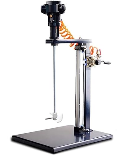 GTHTUHFD Automatischer Farbmischer-Rührer Aus Edelstahl - 5 Gallonen Pneumatischer Farbmischer, Luftbetriebener Flüssigkeitsmischer Mit Rührwerk, Für Die Farbenfabrik, Rührwerksmi, von GTHTUHFD