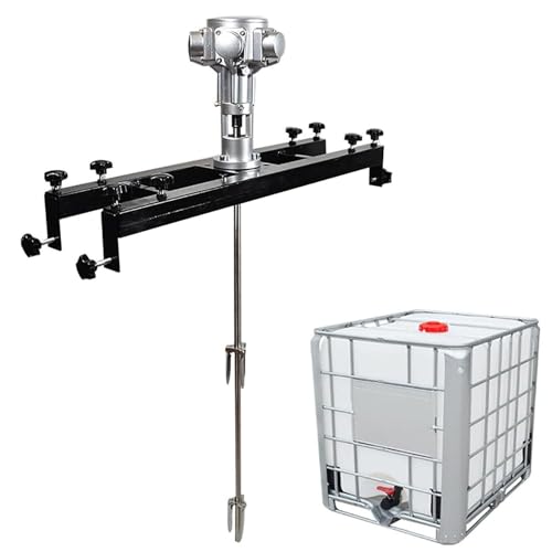 GTHTUHFD IBC-Luftrührwerk, Elektrische Tankmischmaschine 1/2 Ps, Leerlaufdrehzahl: 0–2500 U/Min, Pneumatischer Halterungsmischer, Farbrührmaschine, Halterung, Luftrührwerk, Farbmi, von GTHTUHFD