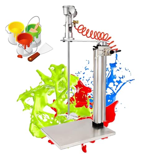 GTHTUHFD Pneumatischer Farbmischer, Automatischer Hubmischer, Pneumatische Farbmischmaschine, Vertikaler Desktop-Luftmischer, Tintenmischmaschine, von GTHTUHFD