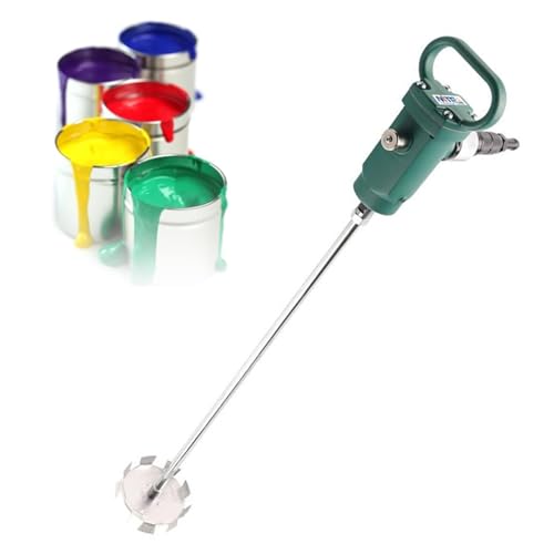 GTHTUHFD Pneumatischer Farbmischer, Pneumatischer Rührer, Handgeführter Pneumatischer Farbmischer, Für Farbbeschichtungsmaterialien, Viskose Flüssige Tinte, von GTHTUHFD