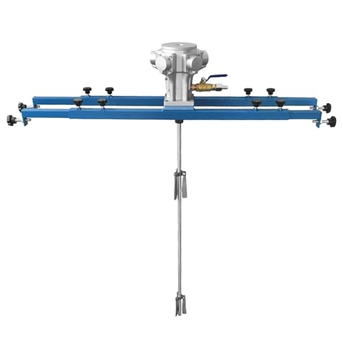 GTHTUHFD Pneumatischer IBC-Tonnenfass-Rührer, Tankmischmaschine Mit Einstellbarer Geschwindigkeit, Kommerzielle Farbrührmaschine, Mischwerkzeug Für Farbe, Gewürze, Farbstoffe, B-4,C-250mmblade GTHTUHFD Pneumatischer IBC-Tonnenfass-Rührer, Tankmischmaschine Mit Einstellbarer Geschwindigkeit, Kommerzielle Farbrührmaschine, Mischwerkzeug Für Farbe, Gewürze, Farbstoffe, B-4,C-250mmblade von GTHTUHFD