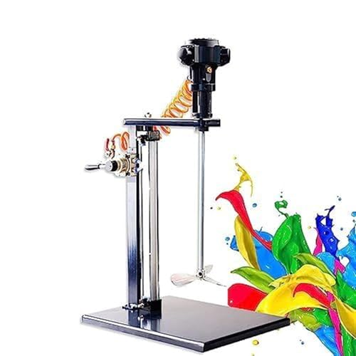 GTHTUHFD Pneumatischer Rührer Für Farbmischer, 5 Gal/20L Pneumatischer Halterungsmischer, Automatischer Hubmischer, Vertikaler Luftmischer Aus Edelstahl, Farbrührmaschine Mit Halt, GTHTUHFD Pneumatischer Rührer Für Farbmischer, 5 Gal/20L Pneumatischer Halterungsmischer, Automatischer Hubmischer, Vertikaler Luftmischer Aus Edelstahl, Farbrührmaschine Mit Halt, von GTHTUHFD