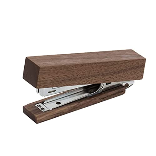 GTTBL Schreibtischhefter aus Holz, für Studenten, Büro, müheloses Hefter, tragbar, multifunktional, Handheld-Desktop-Hefter von GTTBL