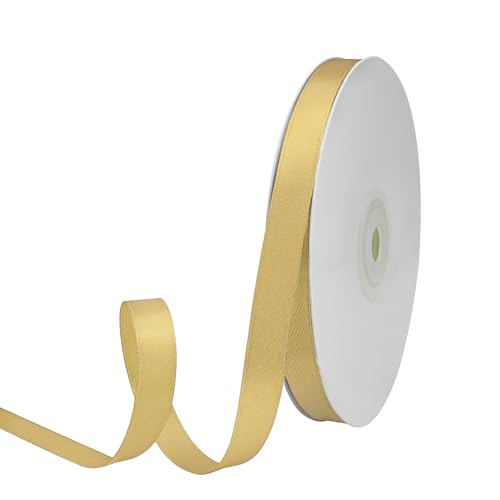 GTYBOVA Satinband 10mm X 91m Gold Schleifenband Dekoband Bänder zum Basteln Stoffbänder für Hochzeit Taufe Und Geburtstagsgeschenk GTYBOVA Satinband 10mm X 91m Gold Schleifenband Dekoband Bänder zum Basteln Stoffbänder für Hochzeit Taufe Und Geburtstagsgeschenk von GTYBOVA