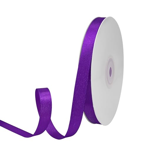 GTYBOVA Satinband 10mm X 91m Lila Schleifenband Dekoband Bänder zum Basteln Stoffbänder für Hochzeit Taufe Und Geburtstagsgeschenk GTYBOVA Satinband 10mm X 91m Lila Schleifenband Dekoband Bänder zum Basteln Stoffbänder für Hochzeit Taufe Und Geburtstagsgeschenk von GTYBOVA