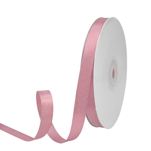 GTYBOVA Satinband 10mm X 91m Staubiges Rosa Schleifenband Dekoband Bänder zum Basteln Stoffbänder für Hochzeit Taufe Und Geburtstagsgeschenk GTYBOVA Satinband 10mm X 91m Staubiges Rosa Schleifenband Dekoband Bänder zum Basteln Stoffbänder für Hochzeit Taufe Und Geburtstagsgeschenk von GTYBOVA