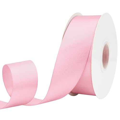GTYBOVA Satinband 40mm X 45m Rosa Schleifenband Dekoband Bänder zum Basteln Stoffbänder für Hochzeit Taufe Und Geburtstagsgeschenk GTYBOVA Satinband 40mm X 45m Rosa Schleifenband Dekoband Bänder zum Basteln Stoffbänder für Hochzeit Taufe Und Geburtstagsgeschenk von GTYBOVA