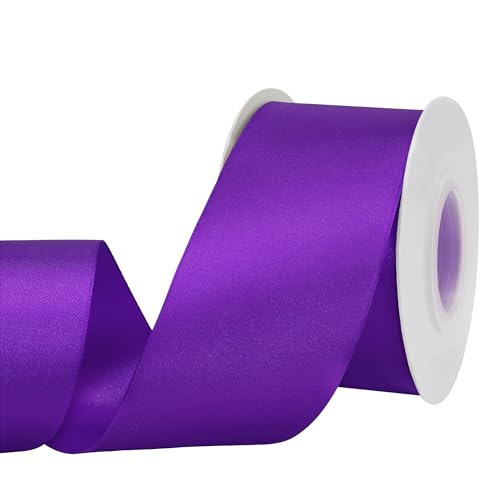GTYBOVA Satinband 50mm X 23m Lila Schleifenband Dekoband Bänder zum Basteln Stoffbänder für Hochzeit Taufe Und Geburtstagsgeschenk GTYBOVA Satinband 50mm X 23m Lila Schleifenband Dekoband Bänder zum Basteln Stoffbänder für Hochzeit Taufe Und Geburtstagsgeschenk von GTYBOVA