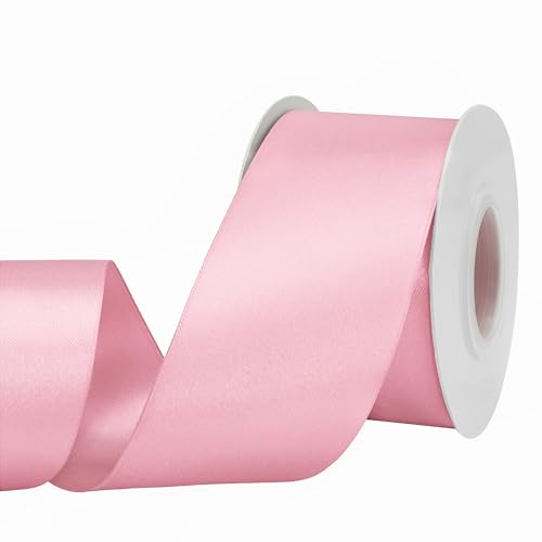 GTYBOVA Satinband 50mm X 23m Rosa Schleifenband Dekoband Bänder zum Basteln Stoffbänder für Hochzeit Taufe Und Geburtstagsgeschenk GTYBOVA Satinband 50mm X 23m Rosa Schleifenband Dekoband Bänder zum Basteln Stoffbänder für Hochzeit Taufe Und Geburtstagsgeschenk von GTYBOVA