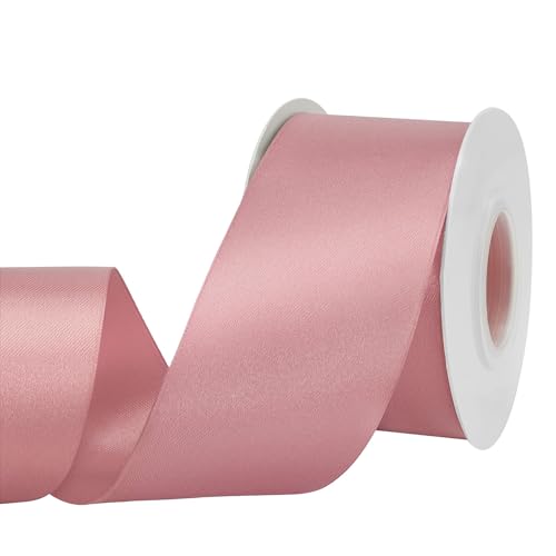 GTYBOVA Satinband 50mm X 23m Staubiges Rosa Schleifenband Dekoband Bänder zum Basteln Stoffbänder für Hochzeit Taufe Und Geburtstagsgeschenk GTYBOVA Satinband 50mm X 23m Staubiges Rosa Schleifenband Dekoband Bänder zum Basteln Stoffbänder für Hochzeit Taufe Und Geburtstagsgeschenk von GTYBOVA