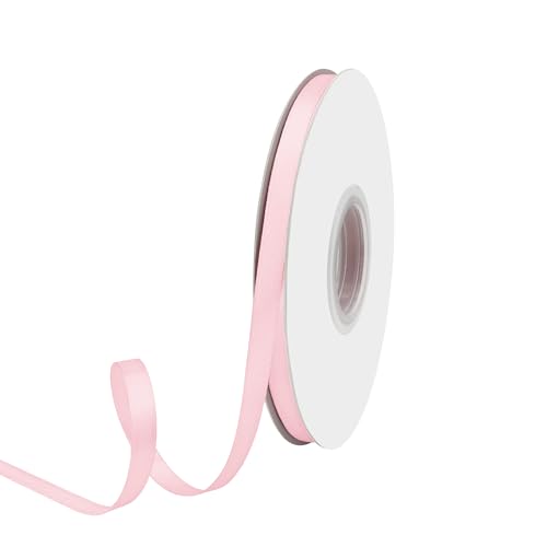 GTYBOVA Satinband 6mm X 91m Hellrosa Schleifenband Dekoband Bänder zum Basteln Stoffbänder für Hochzeit Taufe Und Geburtstagsgeschenk GTYBOVA Satinband 6mm X 91m Hellrosa Schleifenband Dekoband Bänder zum Basteln Stoffbänder für Hochzeit Taufe Und Geburtstagsgeschenk von GTYBOVA