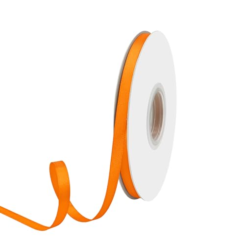 GTYBOVA Satinband 6mm X 91m Orange Schleifenband Dekoband Bänder zum Basteln Stoffbänder für Hochzeit Taufe Und Geburtstagsgeschenk GTYBOVA Satinband 6mm X 91m Orange Schleifenband Dekoband Bänder zum Basteln Stoffbänder für Hochzeit Taufe Und Geburtstagsgeschenk von GTYBOVA