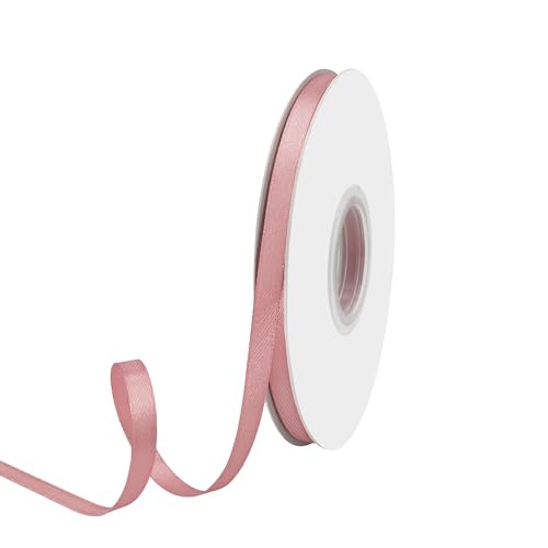 GTYBOVA Satinband 6mm X 91m Staubiges Rosa Schleifenband Dekoband Bänder zum Basteln Stoffbänder für Hochzeit Taufe Und Geburtstagsgeschenk GTYBOVA Satinband 6mm X 91m Staubiges Rosa Schleifenband Dekoband Bänder zum Basteln Stoffbänder für Hochzeit Taufe Und Geburtstagsgeschenk von GTYBOVA