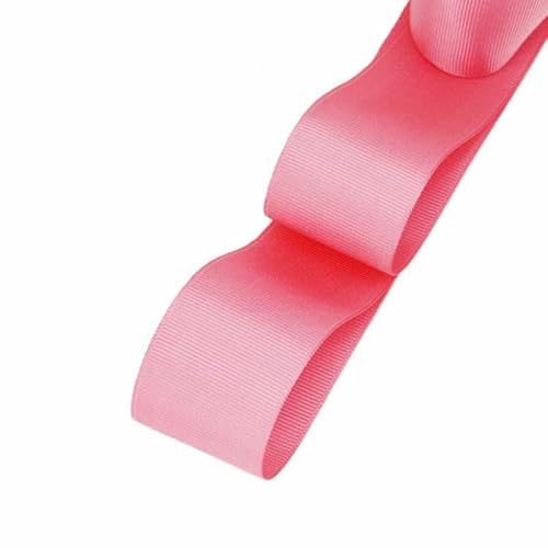 (10 Meter/Menge) 38 mm Ripsband, Weihnachtsdekorationsbänder, Wassermelonenrot von GTYFRD