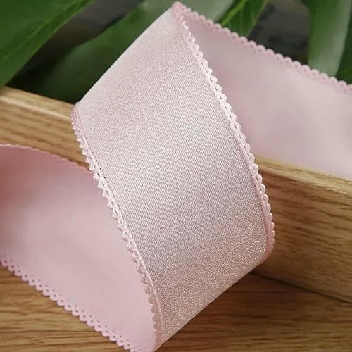 1,5 Zoll 40 mm helles Seidenband für Kleidung, Schuhe, Blumen, Material zum Selbermachen, Schleife, Haarschmuck, handgefertigtes Klebeband, Basteln, 10 Yards, Rosa, 40 mm 1,5 Zoll 40 mm helles Seidenband für Kleidung, Schuhe, Blumen, Material zum Selbermachen, Schleife, Haarschmuck, handgefertigtes Klebeband, Basteln, 10 Yards, Rosa, 40 mm von GTYFRD