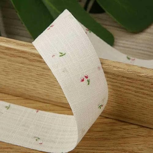 1" 1,5" 10 mm 25 mm 38 mm Blumenband aus Baumwollleinen, handgefertigte Dekoration, DIY-Haarschleifen-Zubehör, Verpackung, 10 Yards, Weiß, 10 mm 1" 1,5" 10 mm 25 mm 38 mm Blumenband aus Baumwollleinen, handgefertigte Dekoration, DIY-Haarschleifen-Zubehör, Verpackung, 10 Yards, Weiß, 10 mm von GTYFRD