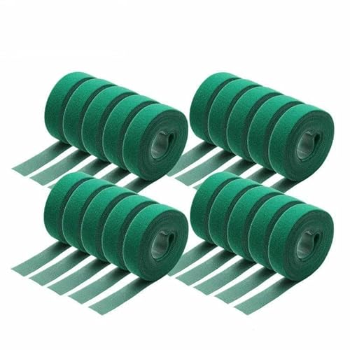 1~30R 5 m/Rolle, wiederverwendbarer Kabelbinder, Hakenschlaufe, Draht-Organizer, Management, Breite 10~25 mm, selbstklebender Befestigungsstreifen zum Selbermachen, Nylonband, Grün x von GTYFRD