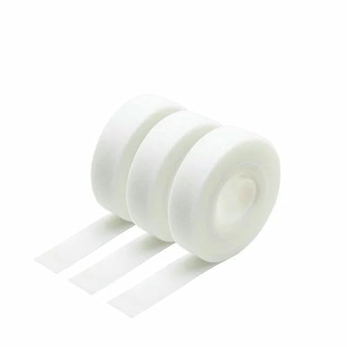 1~30R 5 m/Rolle, wiederverwendbarer Kabelbinder, Hakenschlaufe, Draht-Organizer, Management, Breite 10~25 mm, selbstklebender Befestigungsstreifen zum Selbermachen, Nylonband, Weiß x von GTYFRD