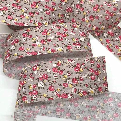 10 Jahre schöne Blumen, Baumwoll-Polyester-Stoffband für handgefertigte Bastelarbeiten, Nähen, Schrägband, Scrapbook, Blumenverpackung, JX2009, 2 Polyester, 4 cm, 9 m 10 Jahre schöne Blumen, Baumwoll-Polyester-Stoffband für handgefertigte Bastelarbeiten, Nähen, Schrägband, Scrapbook, Blumenverpackung, JX2009, 2 Polyester, 4 cm, 9 m von GTYFRD