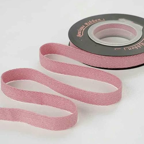 10 Yards/Rolle, 10 mm breit, handgefertigtes Band für Bekleidung, Nähstoff, DIY-Dekoration, rote Bohnenpaste, 93–1 cm, Baumwollband 10 Yards/Rolle, 10 mm breit, handgefertigtes Band für Bekleidung, Nähstoff, DIY-Dekoration, rote Bohnenpaste, 93–1 cm, Baumwollband von GTYFRD