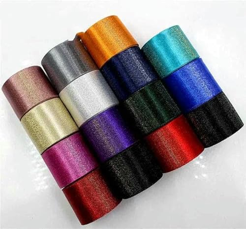 10 Yards/lot 1-1/2"38MM 1712282 Golddraht doppelseitiges einfarbiges Band Druckband Hochzeitszubehör DIY-Materialien-15 Stilmix 10 Yards/lot 1-1/2"38MM 1712282 Golddraht doppelseitiges einfarbiges Band Druckband Hochzeitszubehör DIY-Materialien-15 Stilmix von GTYFRD