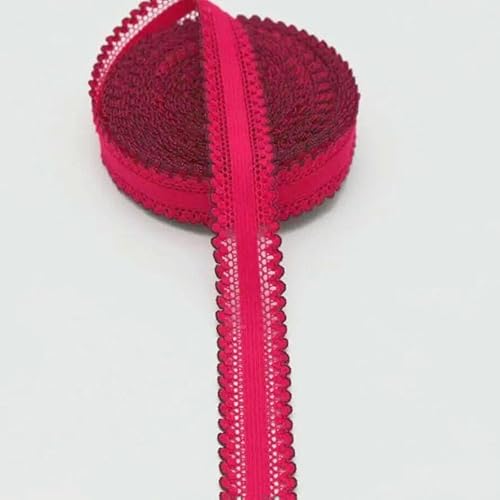 10 Yards 25MM elastisches hohles Spitzenband DIY handgefertigtes Material Kopfbedeckung Haarschleife Haushaltskleidung Schuhe Hüte Accessoires-15-25MM 10 Yards von GTYFRD