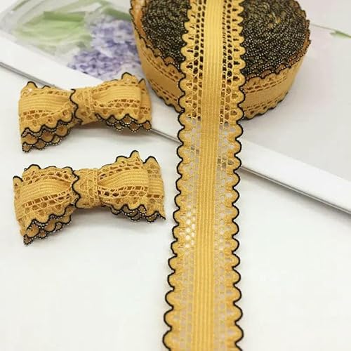 10 Yards 25MM elastisches hohles Spitzenband DIY handgefertigtes Material Kopfbedeckung Haarschleife Haushaltskleidung Schuhe Hüte Accessoires-2-25MM 10 Yards 10 Yards 25MM elastisches hohles Spitzenband DIY handgefertigtes Material Kopfbedeckung Haarschleife Haushaltskleidung Schuhe Hüte Accessoires-2-25MM 10 Yards von GTYFRD
