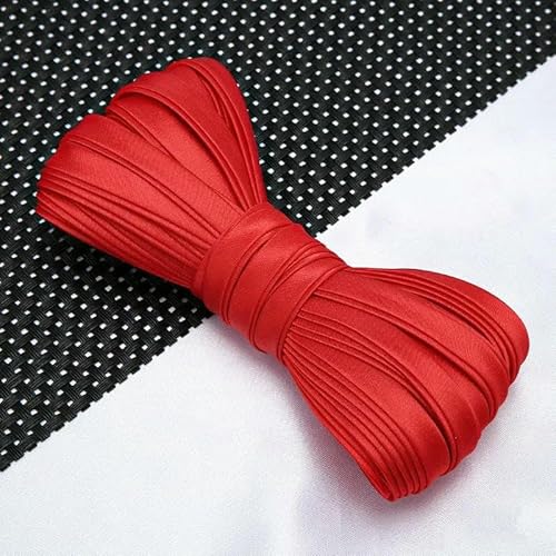 10 m Kantennähband, Schrägband, Paspelkordel, Seil zum Nähen von DIY-Patchwork-Kleidungsstücken, Herstellen und Trimmen von Heimtextilien, Rot, 10 m 10 m Kantennähband, Schrägband, Paspelkordel, Seil zum Nähen von DIY-Patchwork-Kleidungsstücken, Herstellen und Trimmen von Heimtextilien, Rot, 10 m von GTYFRD