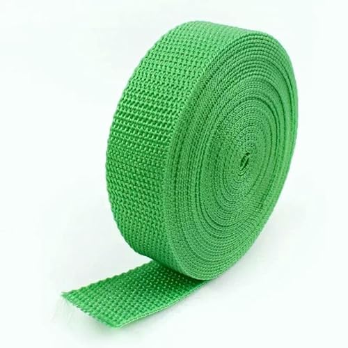 10 m PP-Polypropylen-Gurtband, 20–50 mm, Umhängetaschengurt, Nylonband, Dekor, Spitze, Nähschrägband, Zubehör, 19 Grün, 25 mm 10 m PP-Polypropylen-Gurtband, 20–50 mm, Umhängetaschengurt, Nylonband, Dekor, Spitze, Nähschrägband, Zubehör, 19 Grün, 25 mm von GTYFRD