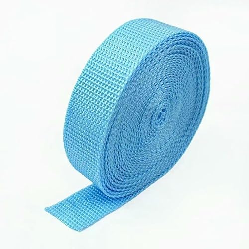 10 m PP-Polypropylen-Gurtband, 20–50 mm, Umhängetaschengurt, Nylonband, Dekor, Spitze, Nähschrägband, Zubehör, 27 Blau, 20 mm 10 m PP-Polypropylen-Gurtband, 20–50 mm, Umhängetaschengurt, Nylonband, Dekor, Spitze, Nähschrägband, Zubehör, 27 Blau, 20 mm von GTYFRD