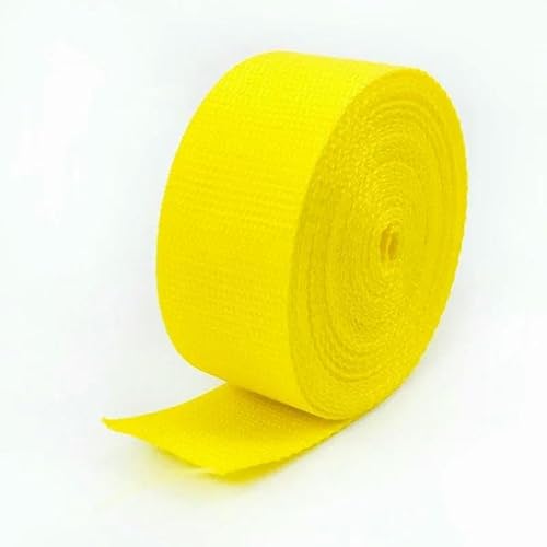10 m PP-Polypropylen-Gurtband, 20–50 mm, Umhängetaschengurt, Nylonband, Dekor, Spitze, Nähschrägband, Zubehör, 48 Gelb, 50 mm 10 m PP-Polypropylen-Gurtband, 20–50 mm, Umhängetaschengurt, Nylonband, Dekor, Spitze, Nähschrägband, Zubehör, 48 Gelb, 50 mm von GTYFRD