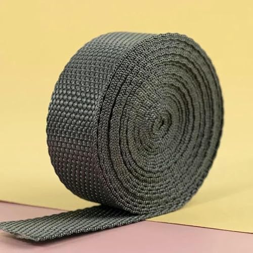 10 m PP-Polypropylen-Gurtband, 20–50 mm, Umhängetaschengurt, Nylonband, Dekor, Spitze, Nähschrägband, Zubehör, 5 Dunkelgrau, 50 mm 10 m PP-Polypropylen-Gurtband, 20–50 mm, Umhängetaschengurt, Nylonband, Dekor, Spitze, Nähschrägband, Zubehör, 5 Dunkelgrau, 50 mm von GTYFRD