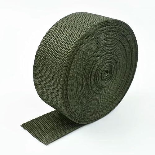 10 m PP-Polypropylen-Gurtband, 20–50 mm, Umhängetaschengurt, Nylonband, Dekor, Spitze, Nähschrägband, Zubehör – 7 Armygrün – 25 mm 10 m PP-Polypropylen-Gurtband, 20–50 mm, Umhängetaschengurt, Nylonband, Dekor, Spitze, Nähschrägband, Zubehör – 7 Armygrün – 25 mm von GTYFRD