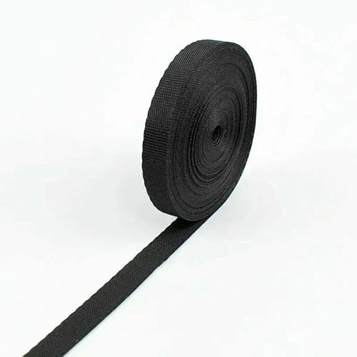 10 m schwarze Nylon-Gurtbänder, 10–100 mm, Band, Schultertaschengurt, Hundehalsband, Gürtel, Schrägband, DIY-Nähzubehör, Schwarz, 10 mm 10 m schwarze Nylon-Gurtbänder, 10–100 mm, Band, Schultertaschengurt, Hundehalsband, Gürtel, Schrägband, DIY-Nähzubehör, Schwarz, 10 mm von GTYFRD