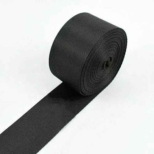 10 m schwarze Nylon-Gurtbänder, 10–100 mm, Band, Schultertaschengurt, Hundehalsband, Gürtel, Schrägband, DIY-Nähzubehör, Schwarz, 38 mm 10 m schwarze Nylon-Gurtbänder, 10–100 mm, Band, Schultertaschengurt, Hundehalsband, Gürtel, Schrägband, DIY-Nähzubehör, Schwarz, 38 mm von GTYFRD