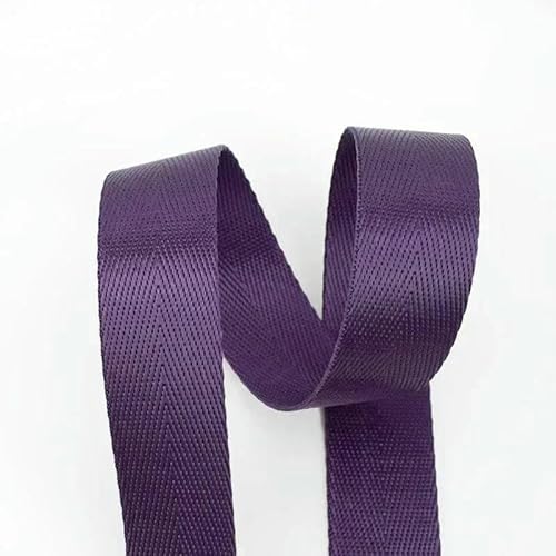 2/5/10 m, 25 mm, Nylon-Gurtband, Taschengurt, gewebtes Band, 1 mm dickes Band, Kleidung, Schrägband, Nähbesatz-Set, Dunkelviolett, 25 mm, 5 Meter 2/5/10 m, 25 mm, Nylon-Gurtband, Taschengurt, gewebtes Band, 1 mm dickes Band, Kleidung, Schrägband, Nähbesatz-Set, Dunkelviolett, 25 mm, 5 Meter von GTYFRD