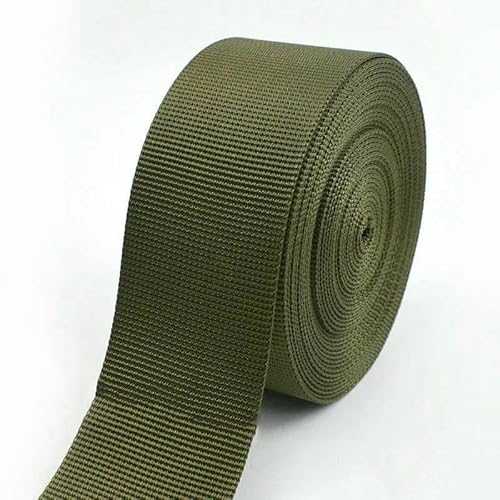 2/5/8/10 m, 20–50 mm, armeegrünes Nylon-Gurtband für Taschen, Bänder, Auto-Schlüsselbänder, Kleidung, dekoratives Nähzubehör – Armeegrün – 38 mm – 10 Meter 2/5/8/10 m, 20–50 mm, armeegrünes Nylon-Gurtband für Taschen, Bänder, Auto-Schlüsselbänder, Kleidung, dekoratives Nähzubehör – Armeegrün – 38 mm – 10 Meter von GTYFRD