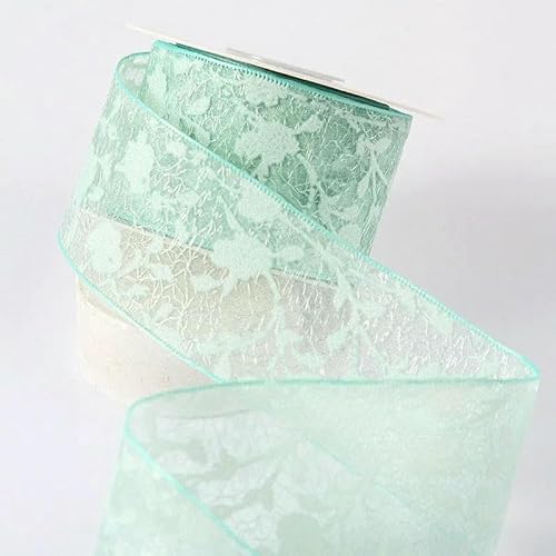 2" 48 mm Hohlblumen-Spitzenbänder DIY Schleifen Haarschmuck Blumenverpackung Handgefertigtes Klebeband Basteln 10 Yards-hellgrün-48MM 2" 48 mm Hohlblumen-Spitzenbänder DIY Schleifen Haarschmuck Blumenverpackung Handgefertigtes Klebeband Basteln 10 Yards-hellgrün-48MM von GTYFRD