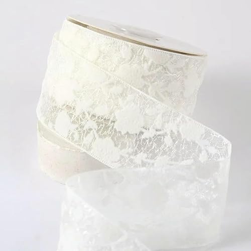 2" 48mm Hohlblumen-Spitzenbänder DIY Schleifen Haarschmuck Blumenverpackung Handgefertigtes Klebeband Basteln 10 Yards-WEISS-48MM 2" 48mm Hohlblumen-Spitzenbänder DIY Schleifen Haarschmuck Blumenverpackung Handgefertigtes Klebeband Basteln 10 Yards-WEISS-48MM von GTYFRD