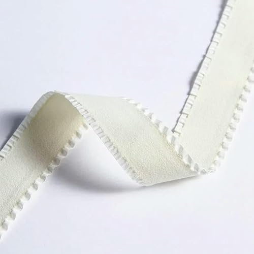 2 Yards Rüschenfalten-Schleifband zum Selbermachen, Haarschleifenknoten, Blumenstrauß, Verpackungsmaterial, Kleidung, Nähzubehör, Beige, 40 mm breit 2 Yards Rüschenfalten-Schleifband zum Selbermachen, Haarschleifenknoten, Blumenstrauß, Verpackungsmaterial, Kleidung, Nähzubehör, Beige, 40 mm breit von GTYFRD