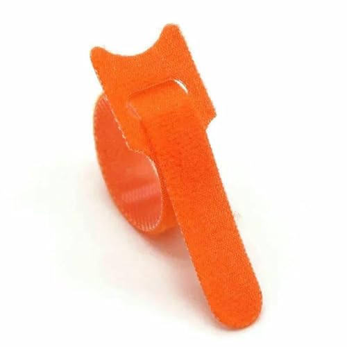 20–200 Stück lösbare Kabelbinder für Maus-Kopfhörer, Kabelmanagement, Nylon-Kabelbinder, wiederverwendbare Schlaufenbänder, Bänder, Orange, 250 mm x 100 Stück 20–200 Stück lösbare Kabelbinder für Maus-Kopfhörer, Kabelmanagement, Nylon-Kabelbinder, wiederverwendbare Schlaufenbänder, Bänder, Orange, 250 mm x 100 Stück von GTYFRD